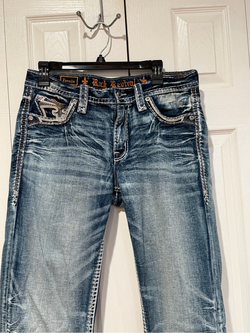 Rock Revival Women's Washed Blue Boot Cut Jeans - Picture 2 of 7